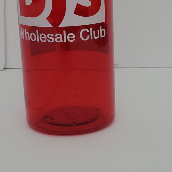 Red Water Bottle with BJ's Wholesale Club Logo - Picture 2 of 10